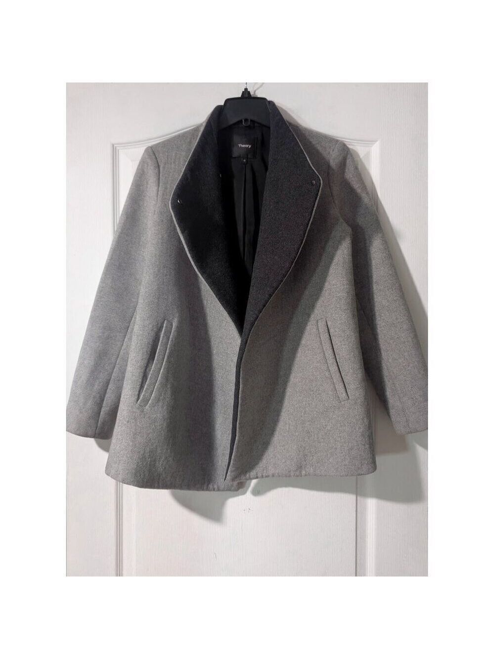 Theory | Naomo Hi-Neck Wool-Cashmere Jacket